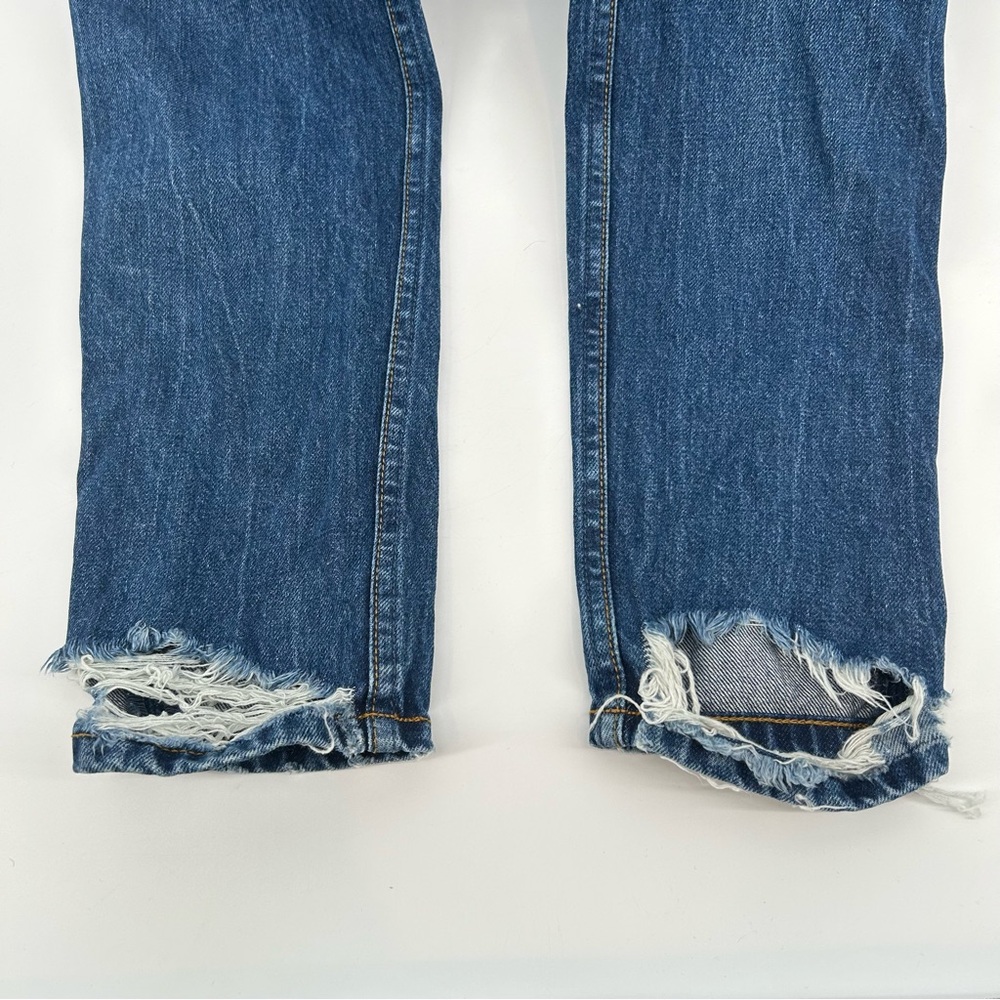 Boyish Billy Jeans in Mame Wash Heavily Distressed Button Fly Women’s Size 28 - Picture 12 of 16